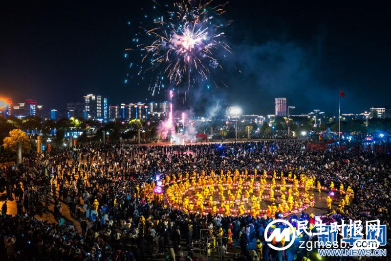 江西广昌：舞桥灯 贺新春 让传统年俗火出圈