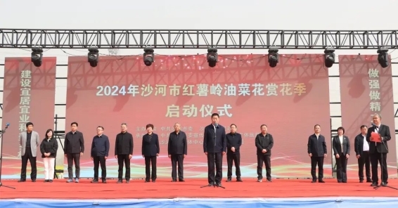 河北沙河市2024年红薯岭“油菜花赏花季”活动正式启动