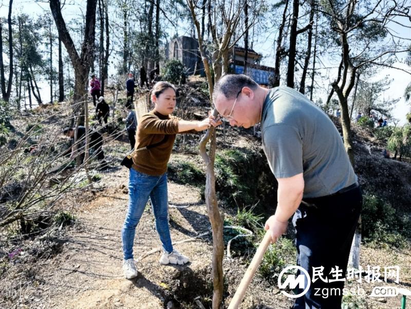 义务植树添新绿 湘潭交通执法部门积极践行绿色低碳生活 义务植树添新绿 湘潭交通执法部门积极践行绿色低碳生活