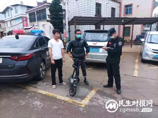 骑车不还起纠纷  民警帮助促归还
