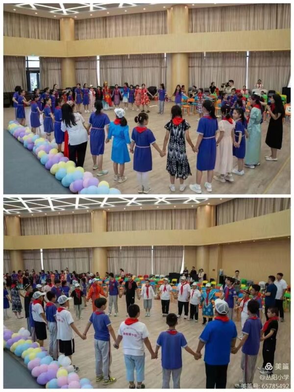 冀疆少年手拉手 籽籽同心一家亲——丛台区丛阳小学与和静少先队员融情活动