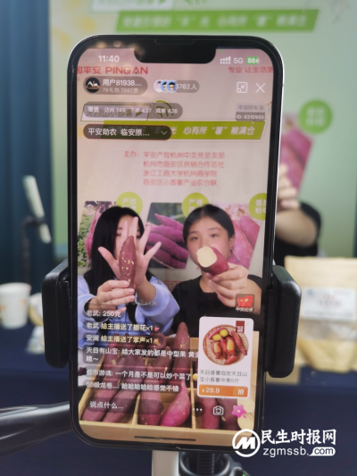 平安产险杭州中支党总支：党建引领添合力 用心为民办实事 ——党建互联共建 线上直播助农