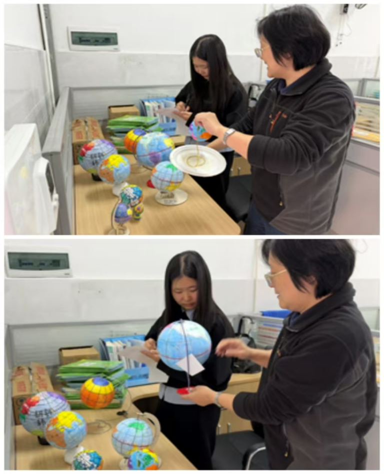 小小圆球转动梦想 ——湘机中学初一年级开展地球仪制作比赛 小小圆球转动梦想 ——湘机中学初一年级开展地球仪制作比赛