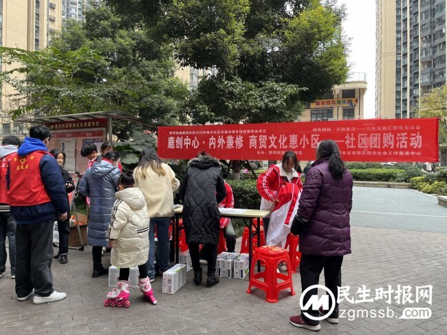 唯有精耕·方能善治三区互动汇聚鹿角项目 商贸文化惠小区——社区团购活动
