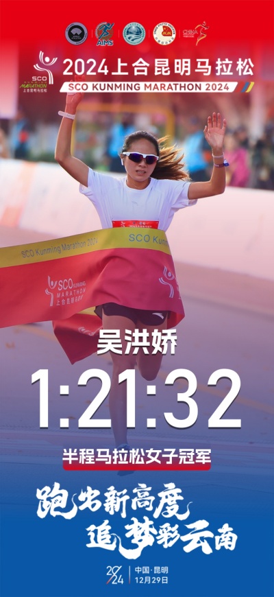 2024上合昆明马拉松在滇池湖畔开跑