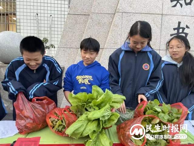 湘潭市四中:劳动实践成果蔬菜爱心义卖活动圆满结束 湘潭市四中:劳动实践成果蔬菜爱心义卖活动圆满结束